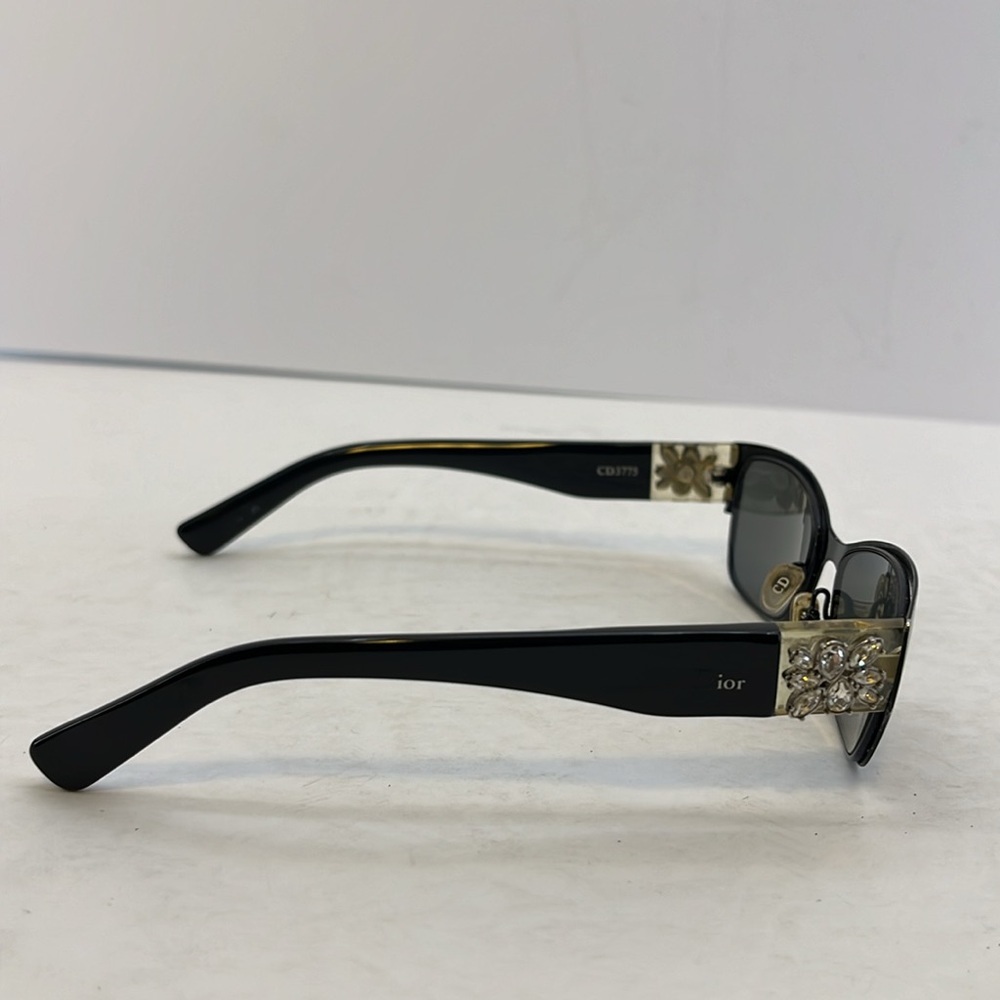 Christian Dior CD3775 Black w/ Rhinestone Eyeglasses or Sunglasses Frames Only - Picture 5 of 16